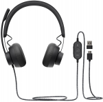 Logitech Zone 750 Wired Teams Graphite Headphones