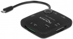 Delock OTG Card Reader Micro USB All-In-One + USB HUB