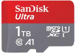 Sandisk Ultra microSDXC card 1TB 150MB/s A1 + Adapter SD
