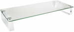 LogiLink Glass Tabletop Monitor Riser, 560x210, Max 20kg