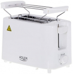 Adler AD 3223 toaster 6 2 slice(s) 750 W White