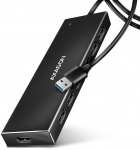 AXAGON SuperSpeed USB-A FLAT Hub | HUE-F7A