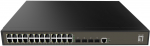 LevelOne Switch 24x GE GEL-2871 4xGSFP 19"