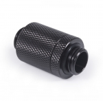Alphacool ES D-Plug 25,5mm G1/4 AG auf G1/4 AG - Deep Black