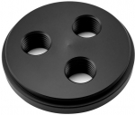 Singularity Computers Protium Triple Port Cap, Cap for Reservoir - Acetal, black