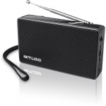 Muse | M-030R | 2-band portable radio | Black