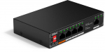 Switch|DAHUA|PoE ports 4|60 Watts|SF1005P