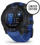 Garmin Instinct&reg; AMOLED black mit Silikon-Wechselarmband 22 mm bolt blue