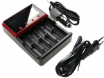 CoreParts Car Charger for Battery, with Euro AC Power Cord and Plug In Charger