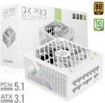 Gamemax PSU | GX PRO 1050G WH | 1050 W | Gold | Full Modular | White