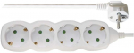 Power Strip SCHUKO &ndash; 4 sockets, 3.0m, 1,5mm&sup2;