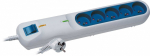Lestar LF 2001A Surge Protector Power Strip, 3 Outlets, 5 m, gray