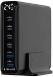 GEMBIRD 6-port 240 W GaN USB fast charg