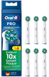 Oral-B Pro Cross Action Replacement Toothbrush Heads 6-Pack (White)