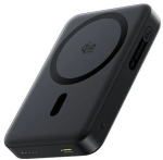 LiPo PowerBank 10000mAh 45W Wireless Qi2.2 Charger (25W), compatible with Magsafe Black EnerFill FM21 BASEUS