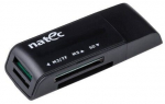 Natec memory card reader Mini ANT 3, black