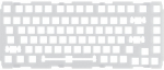 Glorious GMMK Pro 75% Polycarbonate Switch Plate, ANSI