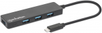 MANHATTAN 4-Port USB 3.2 Gen 1 Hub C-Stecker auf 4x A-Buchse