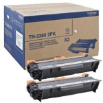 BROTHER TN3380 TONER HIGH BLACK TWIN PACK
