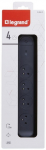 Legrand Extension cord 4x2PZ 1,5m black