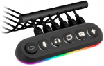 Streamplify HUB DECK 5 USB Hub, 4x USB 3.0, 1x USB 2.0, RGB, 12V, black