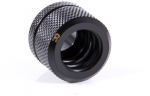 Alphacool Eiszapfen 14mm HardTube compression fitting G1/4 - knurled - deep black