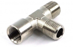 L-piece - G1/4 screw-on - 2x external 1x internal thread