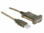 DELOCK Adapter USB 2.0 Typ-A > 1 x Seriell DB9 RS-232