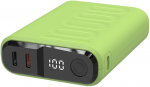 Powerbank RealPower PB-10000C PD,3xType-C,hellgr&uuml;n