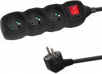 Esperanza ELK211K power extension 3 m 3 AC outlet(s) Indoor Black