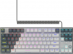 LORGAR Azar 514TKL, Wired RGB mechanical gaming keyboard, white, EN layout