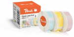 Peach Ersatzrollen f&uuml;r Laber Printer PE-110 3 Rollen BCY