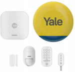 Yale smart alarm starter kit 6 elements - Control unit, Siren, Keypad, Remote control, Motion detector, Window/door dete