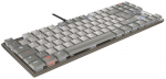 Cherry KC 500 MX LP TKL (gray, DE-layout, MX Low Profile 2.0 Ivory)