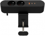MicroConnect Multi Desktop Power Socket 2 Ways French, 1 x USB-A, 2 x USB-C, 67W, 1,8m