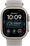 Apple Watch Ultra 4 (Titan Natur, 49 mm, Ocean Armband, Cellular)