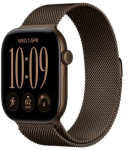Apple Watch Series 12 GPS+Cellular 46mm Dark Bronze Aluminium Case with Dark Bronze Milanese Loop M/L
