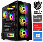 INTOP Ryzen 7 5700X 32GB 500SSD M.2 NVME RX9060XT 16GB WIN11