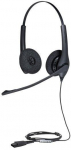 Jabra BIZ 1500 Duo QD Wired Headset for Office/Call Center, Black