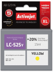 Activejet AB-525YN Ink (Replacement for Brother LC525Y; Supreme; 15 ml; yellow)