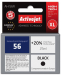 Activejet AH-56R Ink cartridge (replacement for HP 56 C6656A; Premium; 25 ml; black)