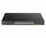 D-Link DGS-1250-28XMP/E 28-Port Smart Managed PoE+ Gigabit Switch