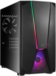SilverStone Fara V1M Pro Micro-ATX Geh&auml;use, ARGB, Tempered Glass - schwarz
