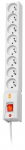 Lestar Surge Protector LX 810, 1L, 3.0m, gray