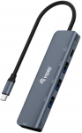 Equip Dock USB-C->HDMI.3xUSB3.0.100WPD 25cm gr