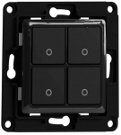 Shelly Wall Switch 4 Button Black