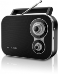Muse | M-051R | 2-band portable radio | Black