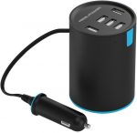 RealPower KFZ-Ladeger&auml;t Tube 2400mA 5xUSB