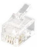 Modular Plug, 4P4C, 100 pcs