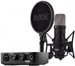 R&Oslash;DE NT1 Signature Black + AI-1 Studio Kit MK2 - complete studio set